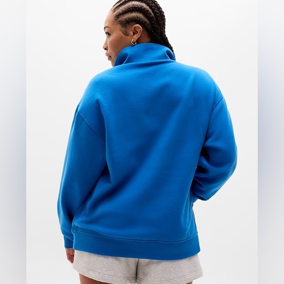 NWT Athleta Forever Fleece 1/4 Zip Sweatshirt - Picture 5 of 6